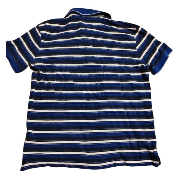 Hugo Boss Men's Striped Polo Shirt Size S Regular Fit Blue/White - Picture 2 of 8